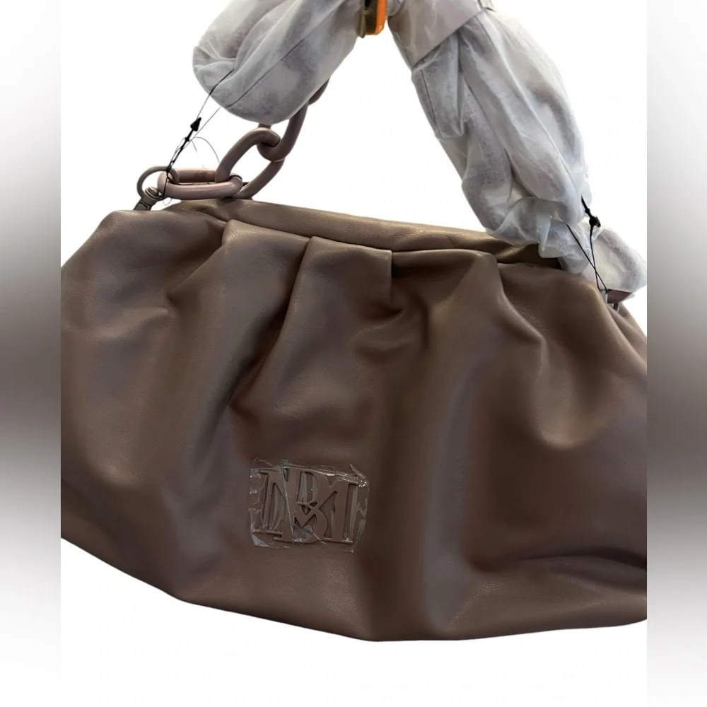 Badgley Mischka Clutch Bag Taupe only Now Available - Picture 11 of 12